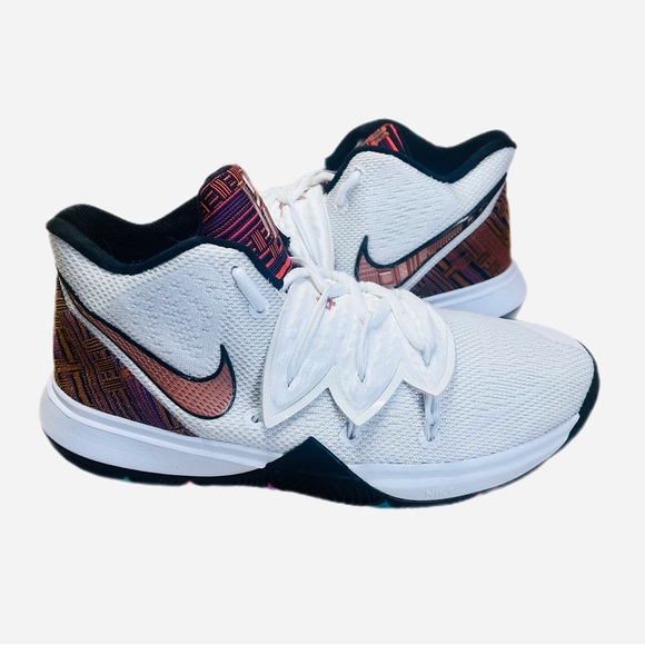 Nike Kyrie 5 “Black History Month” Basketball Shoes CI7894-100 “GS” Youth 4Y - Picture 5 of 9